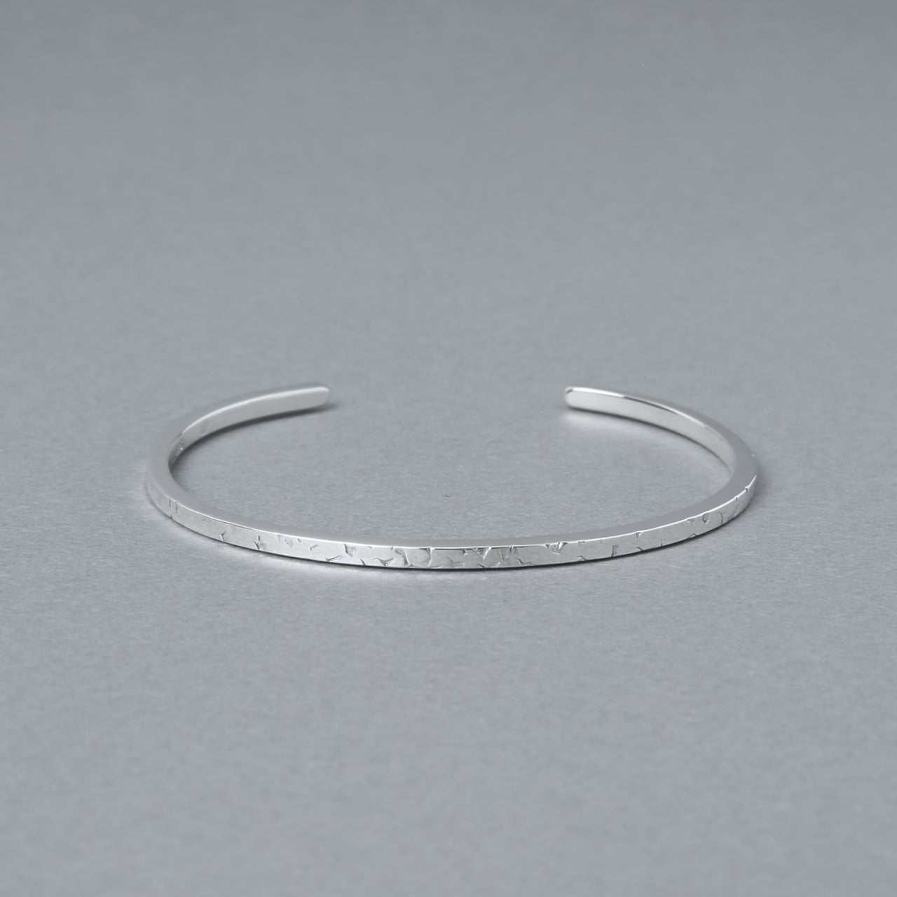 シルバー925 バングル|いぶし加工なし|24-B-013