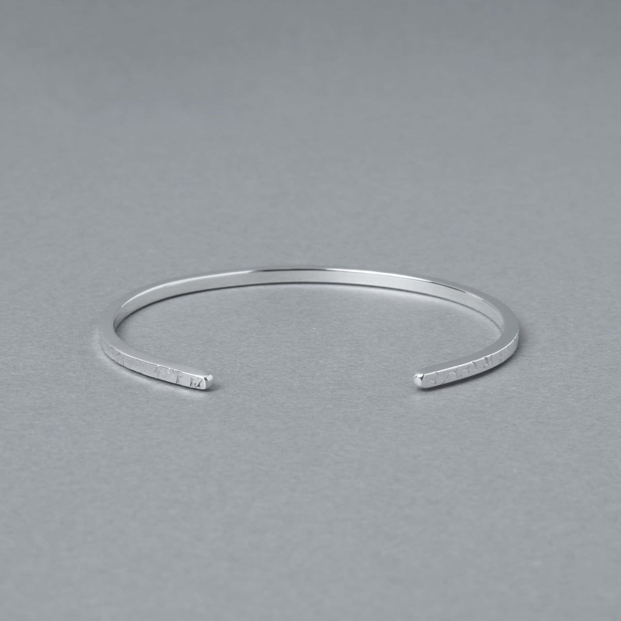 シルバー925 バングル|いぶし加工なし|24-B-013