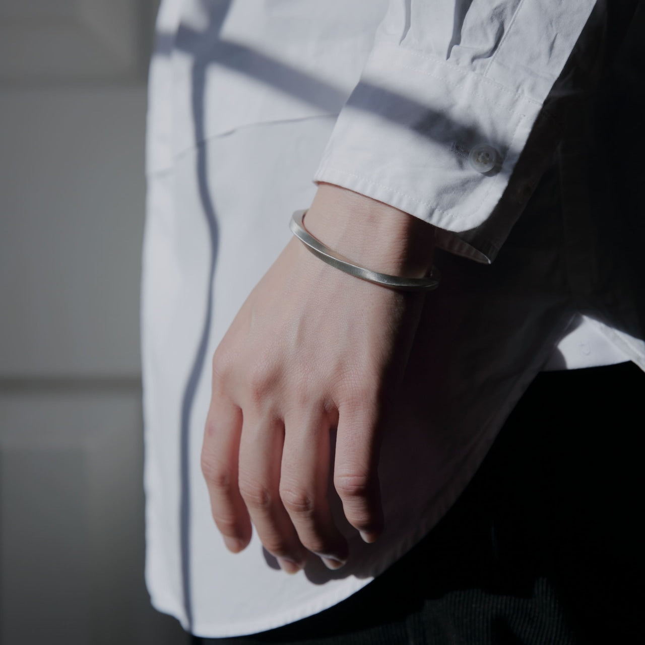 シルバー925 バングル |幅4mm|21-B-001