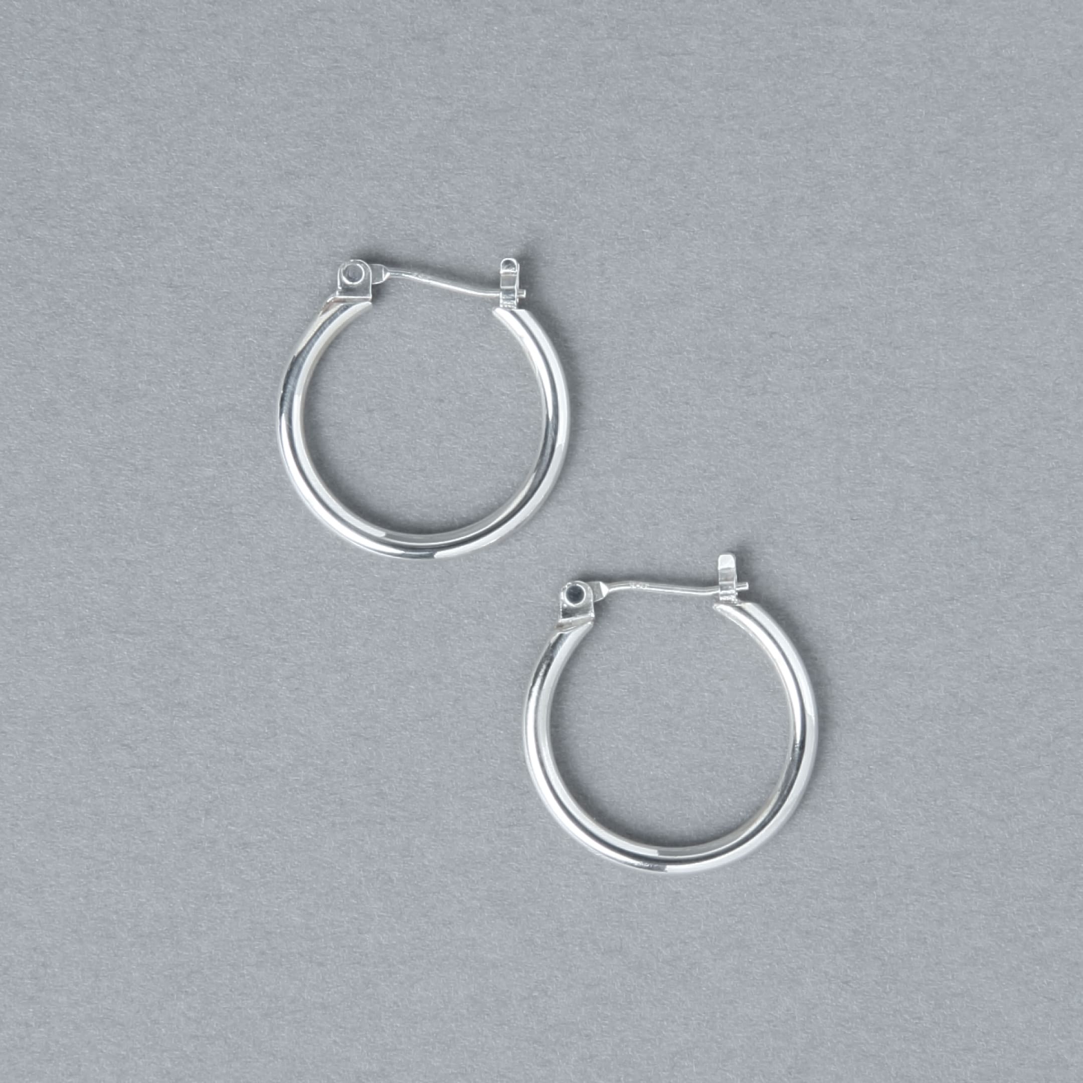 シルバー925 フープピアス | 25-E-027