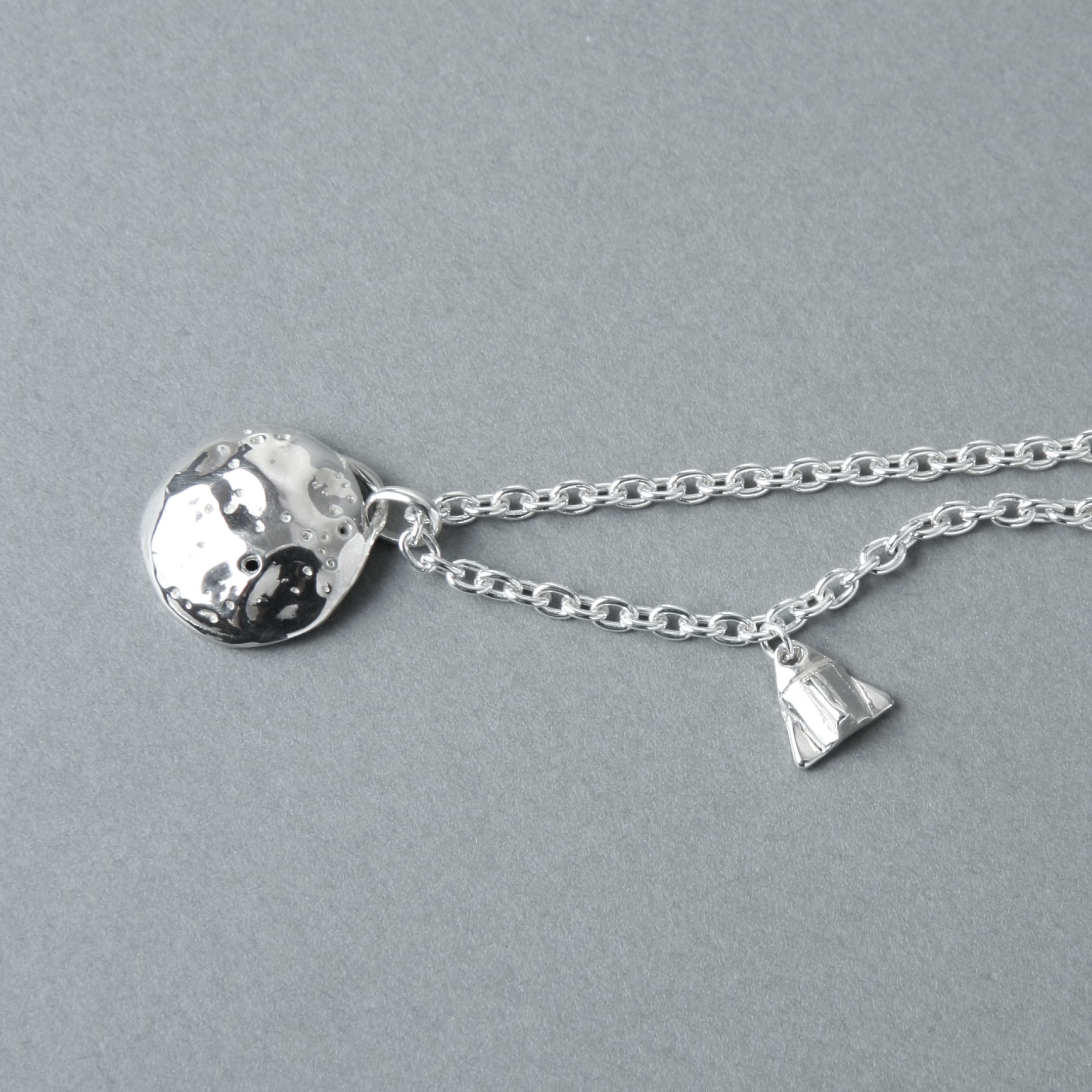 Silver 925 Pendant Necklace with 40cm Chain | 22-N-003-40