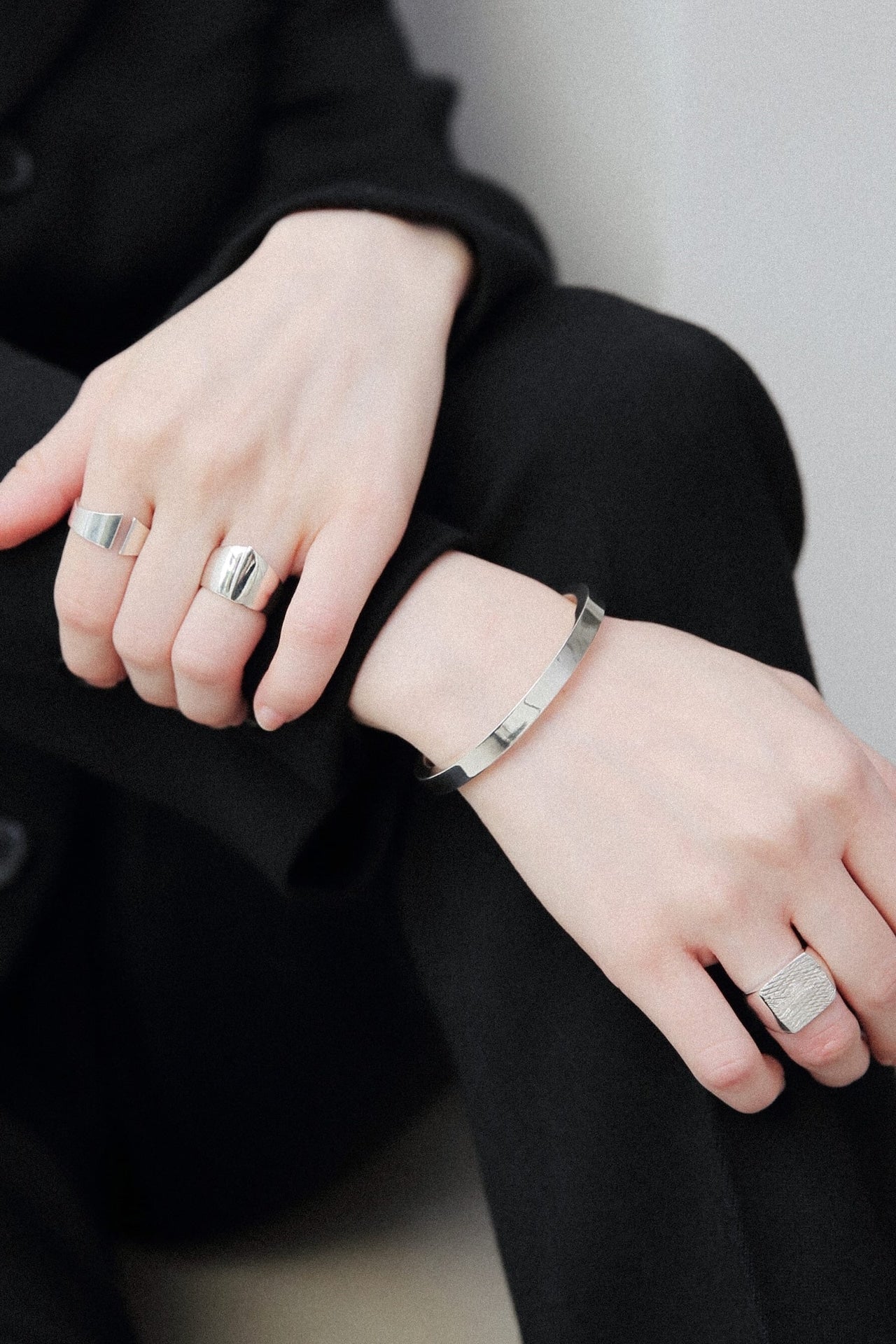 シルバー925 バングル|幅6mm|22-B-007