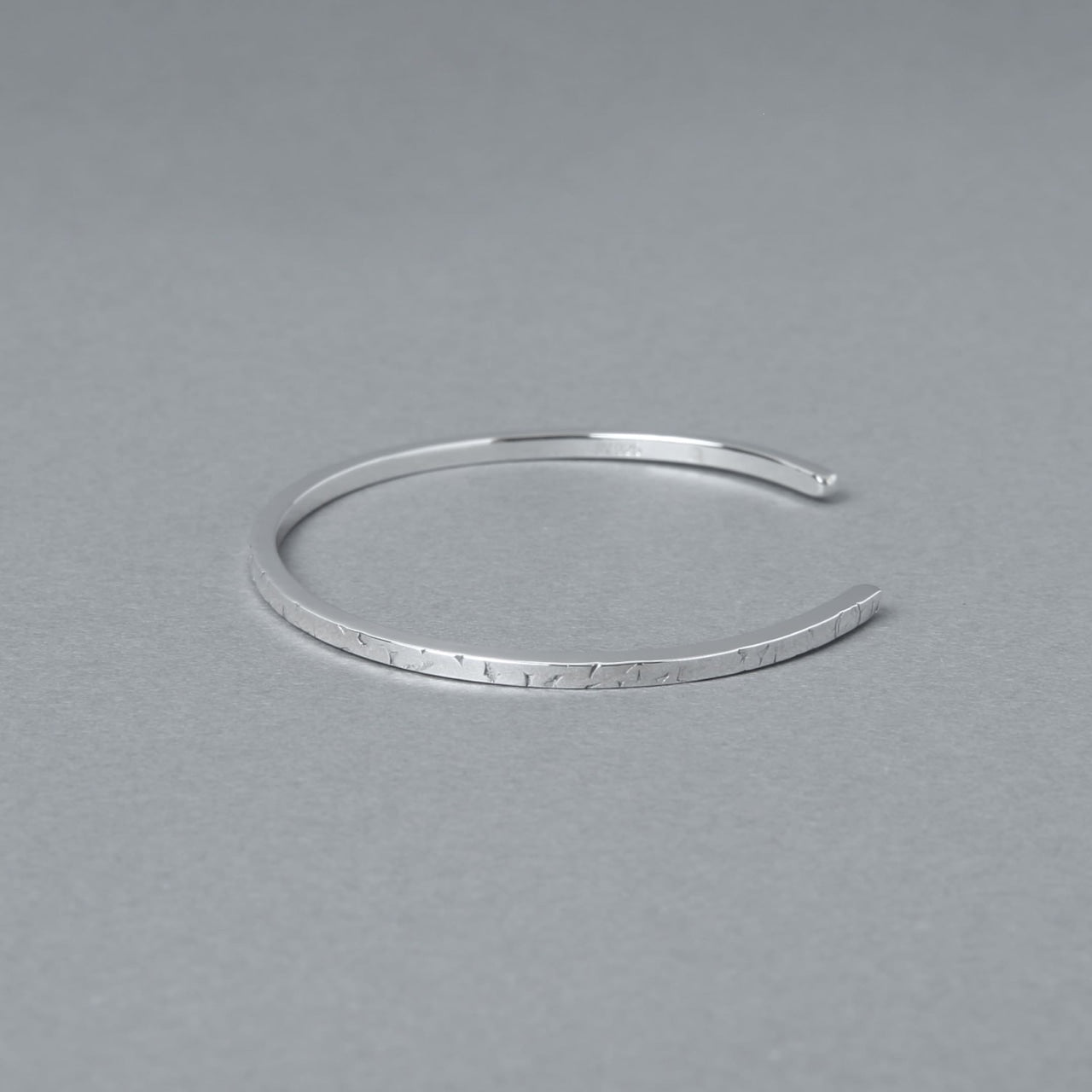 シルバー925 バングル|いぶし加工なし|24-B-013