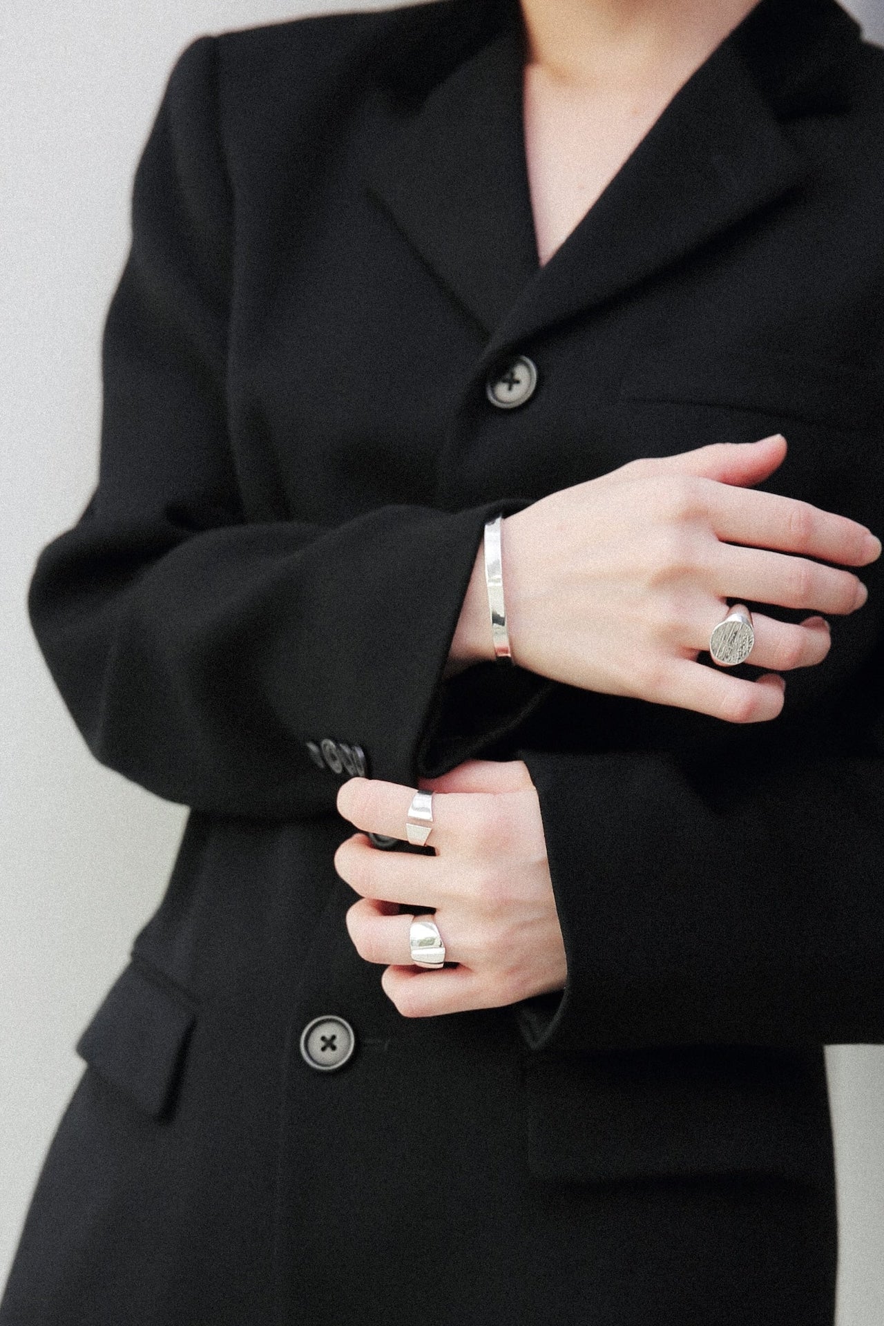 シルバー925 バングル|幅6mm|22-B-007