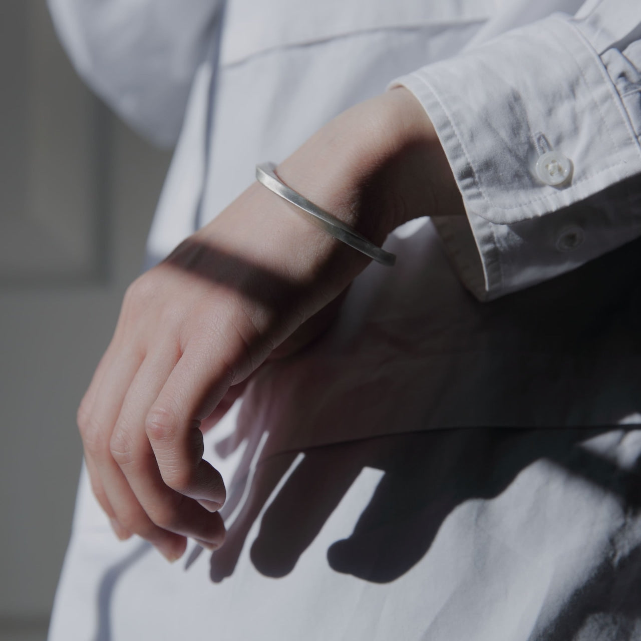 シルバー925 バングル |幅4mm|21-B-001