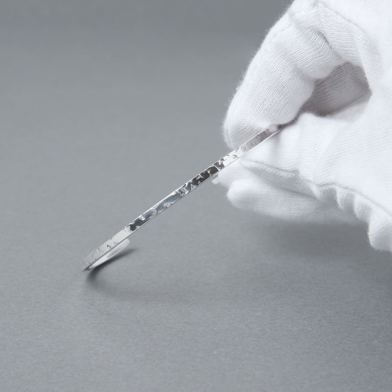 シルバー925 バングル|いぶし加工なし|24-B-013