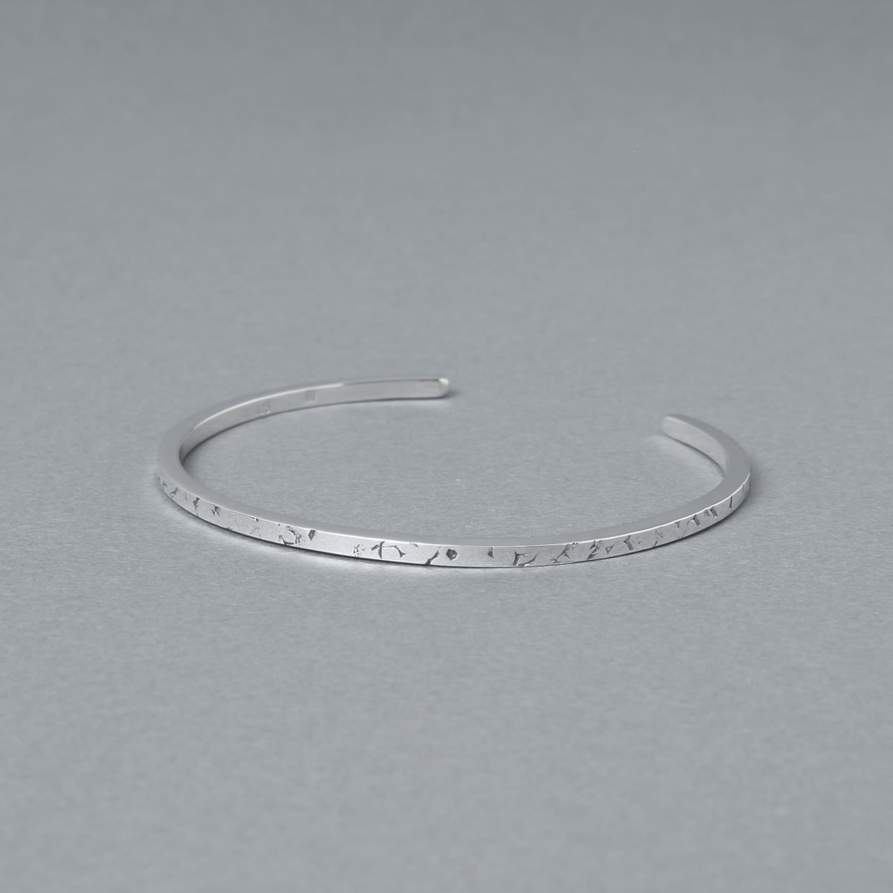 シルバー925 バングル|いぶし加工あり|24-B-014