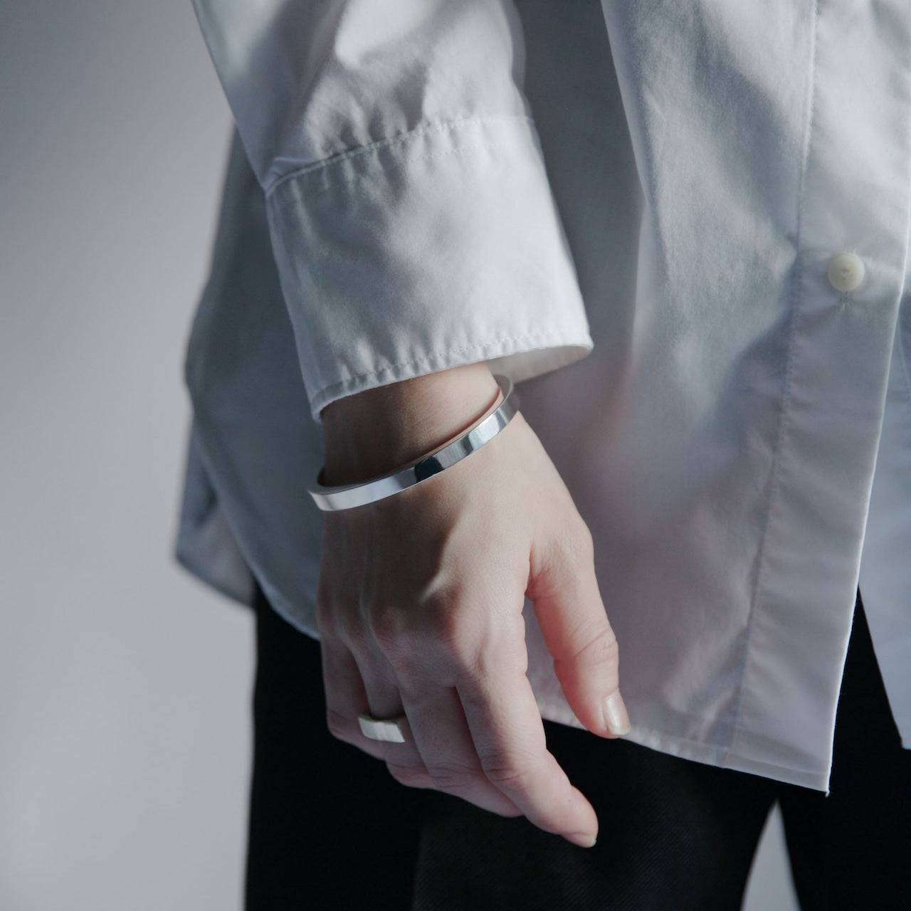 シルバー925 バングル|幅6mm|22-B-007