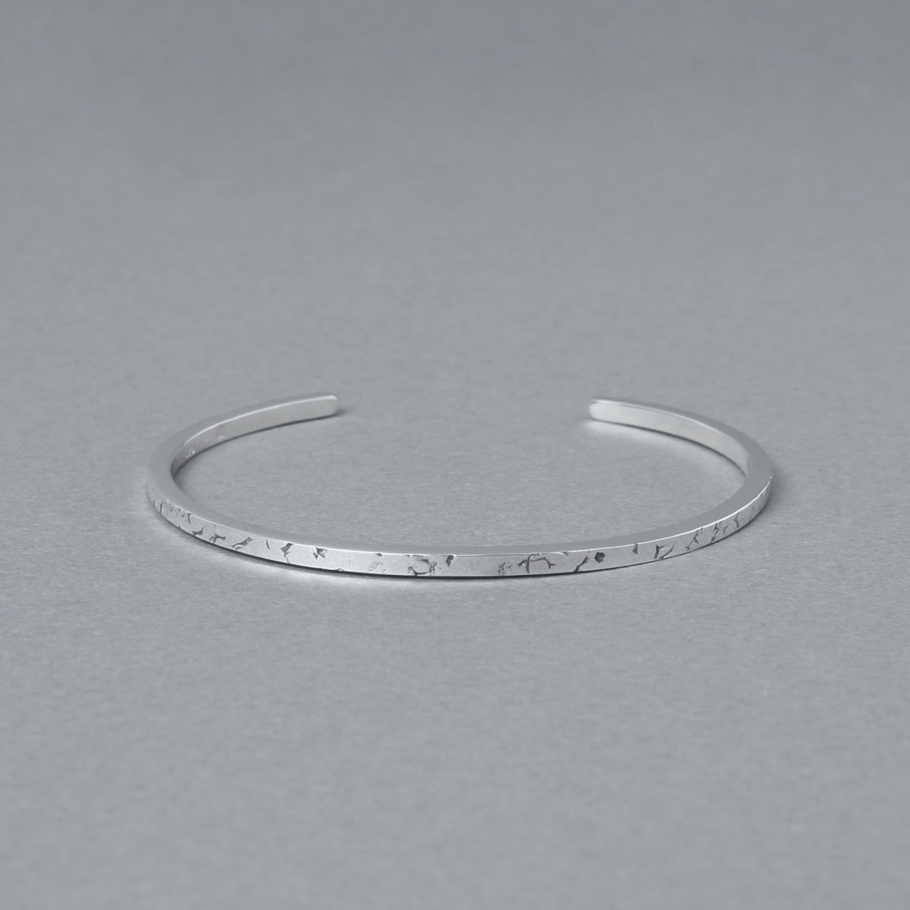 シルバー925 バングル|いぶし加工あり|24-B-014