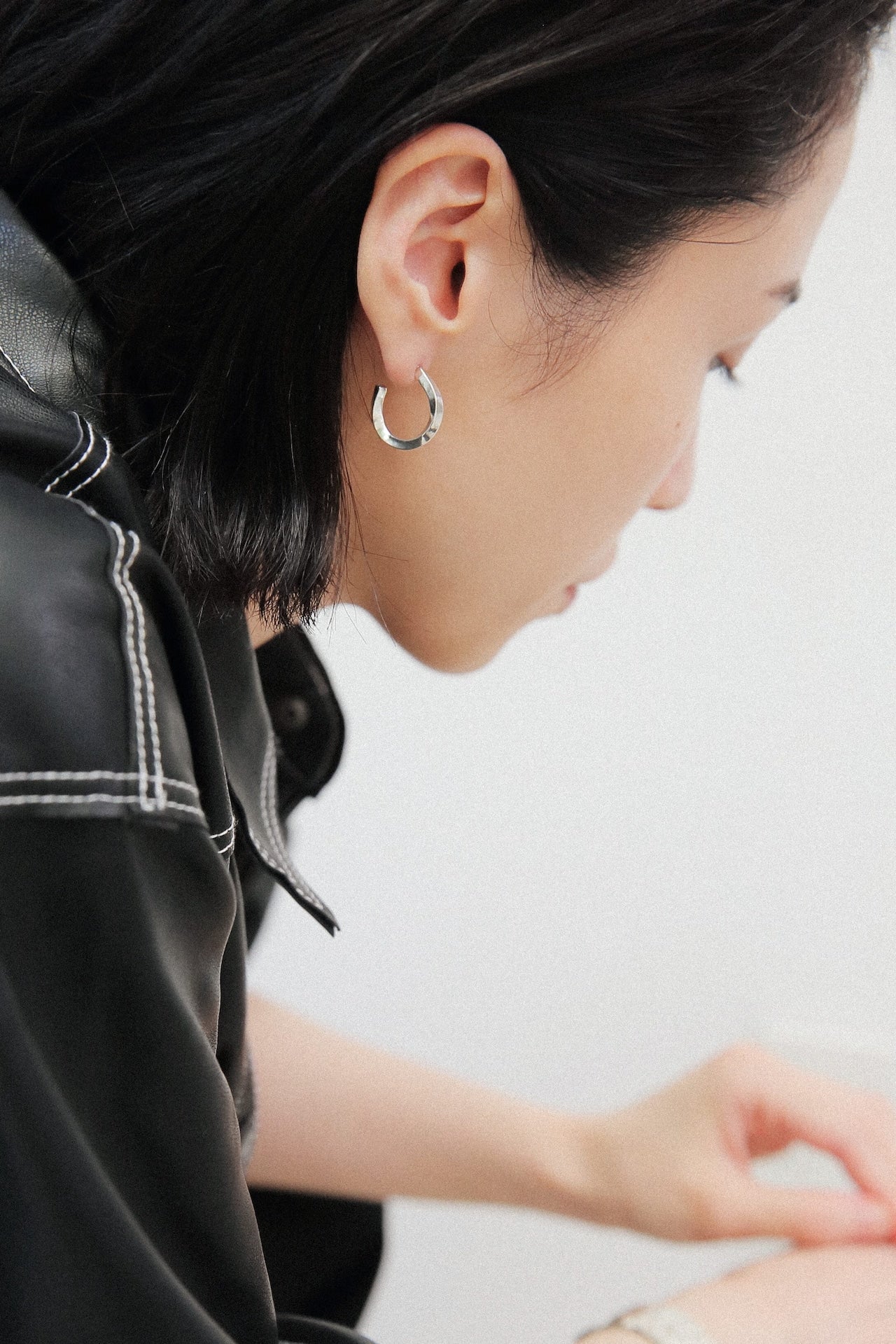 シルバー925 フープピアス | 22-E-019