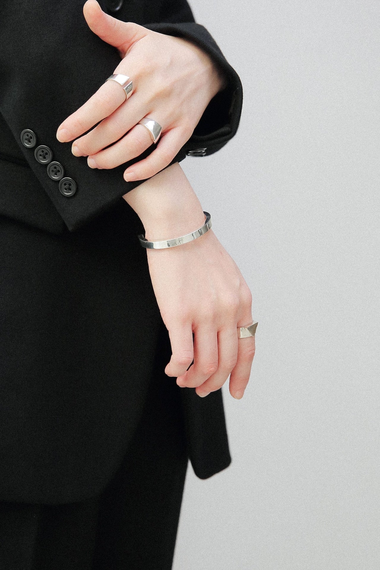 シルバー925 バングル|幅6mm|22-B-007