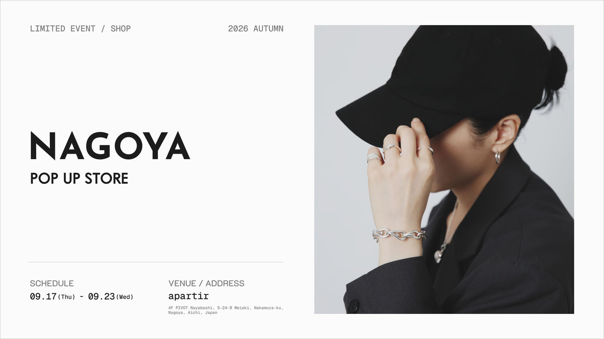 名古屋POP UP STOREのお知らせ in apartir