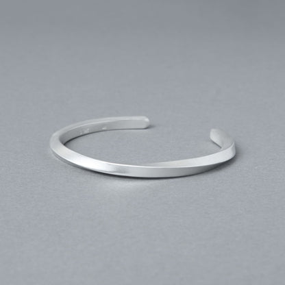 Silver 925 Bangle | Width 4mm | 21-B-001