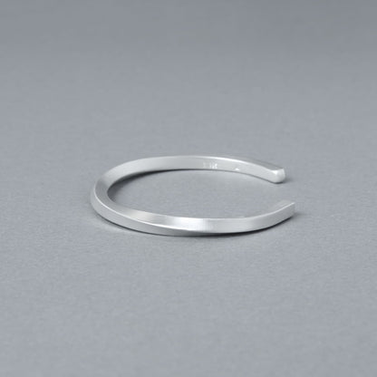 Silver 925 Bangle | Width 4mm | 21-B-001