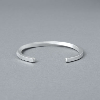 Silver 925 Bangle | Width 4mm | 21-B-001