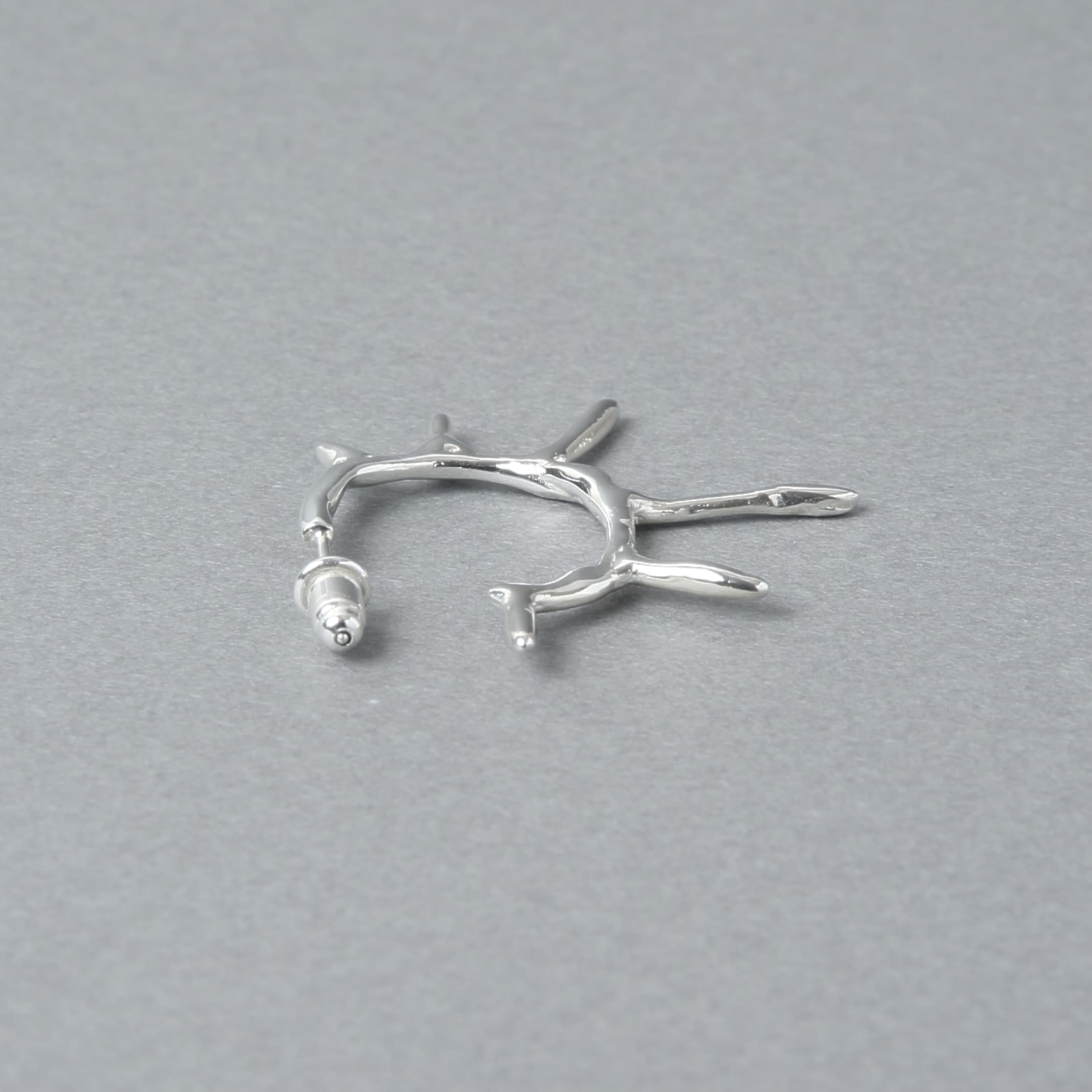 GARNI ルーフピアスシルバー　sv925 GARNI(ガルニ) Union Ring Pierce(ユニオンリングピアス) SILVER