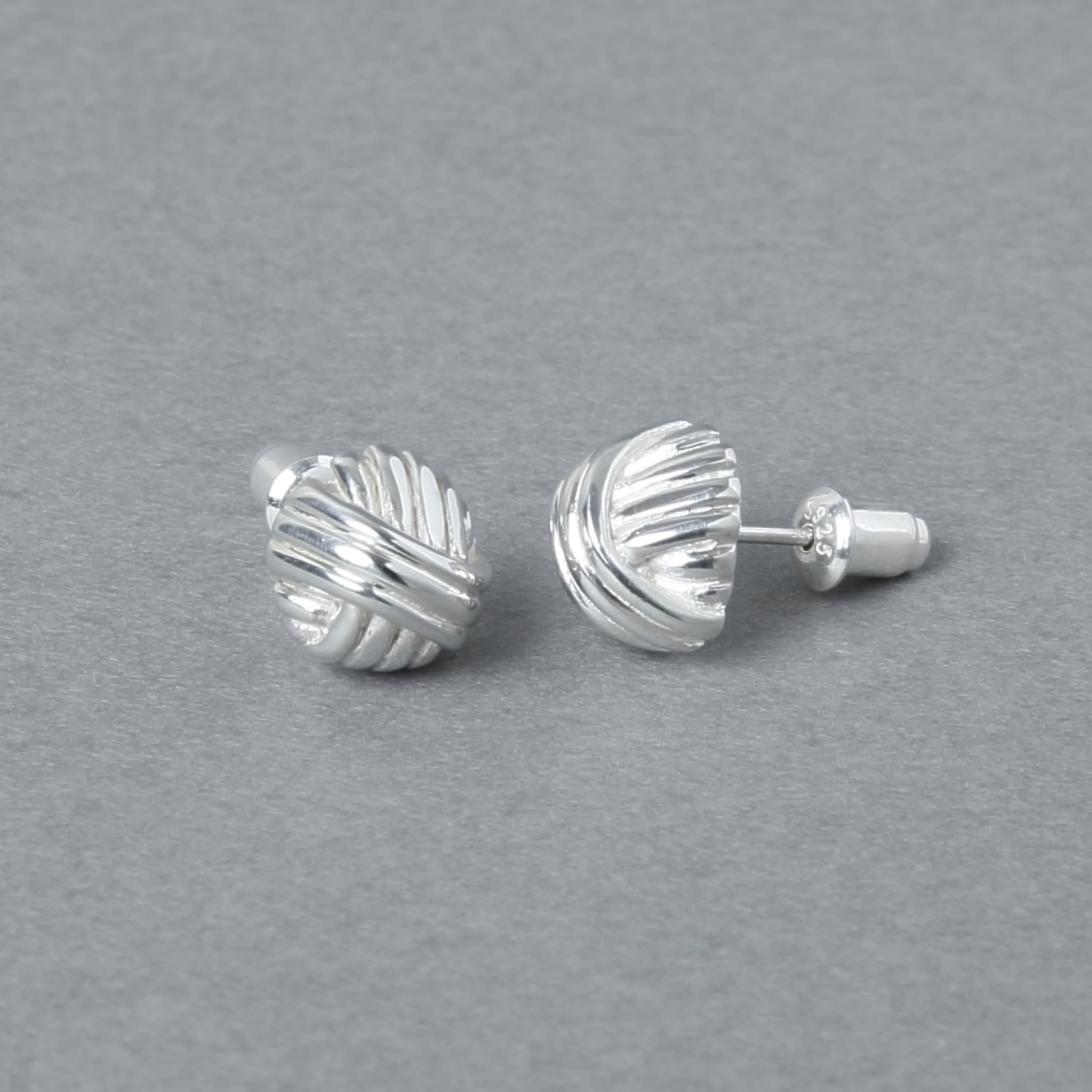 シルバー925 ピアス いぶし加工なし | 24-E-024