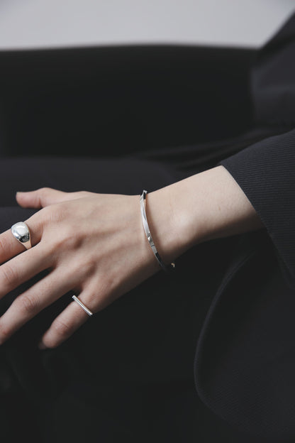 シルバー925 バングル｜幅3mm｜21-B-005