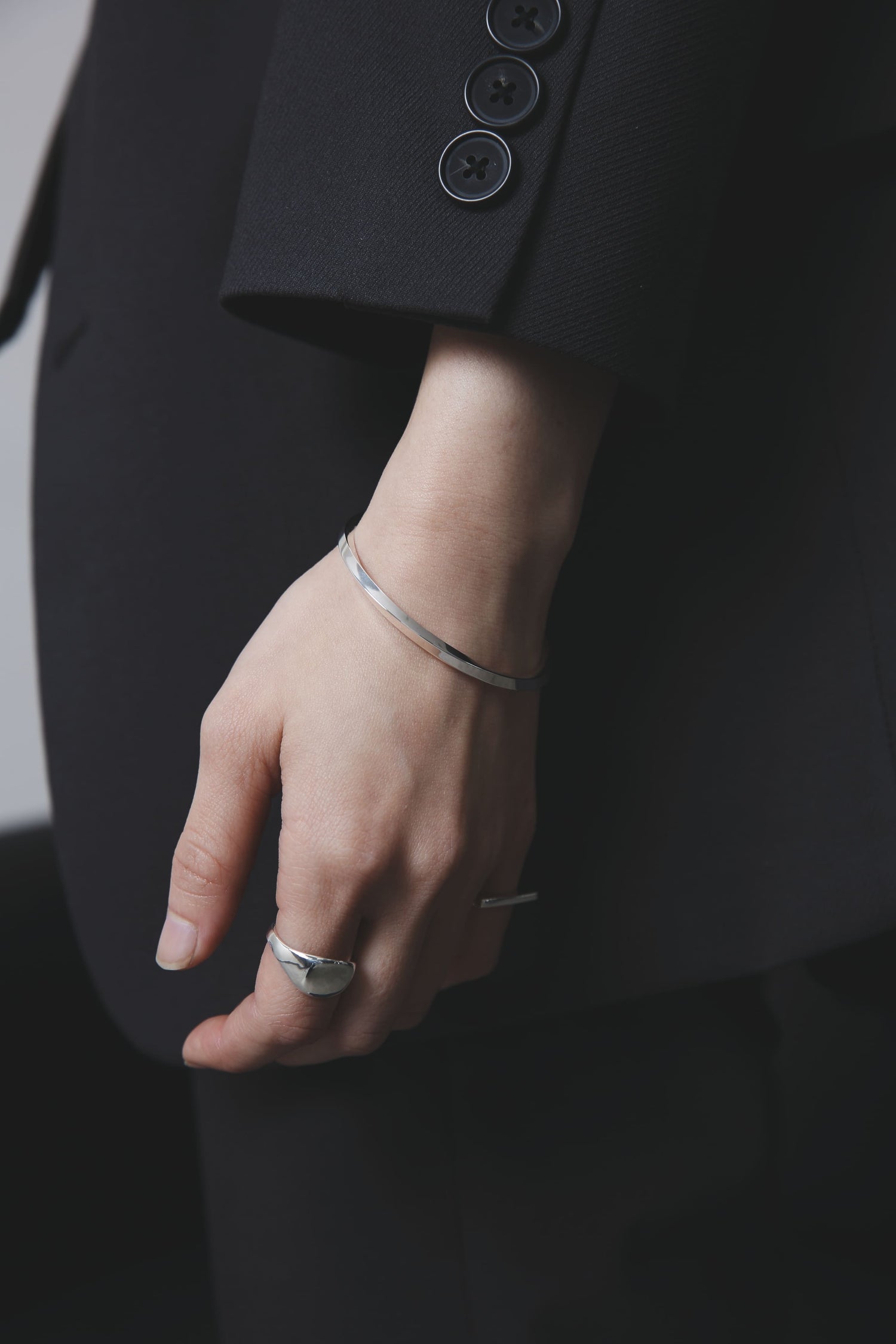 シルバー925 バングル｜幅3mm｜21-B-005