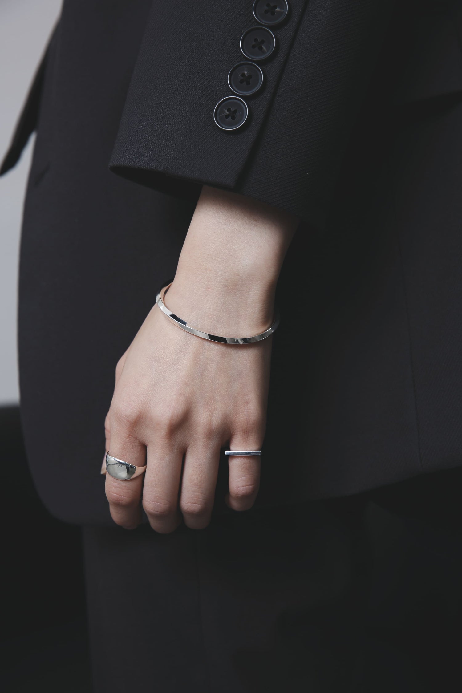 シルバー925 バングル｜幅3mm｜21-B-005