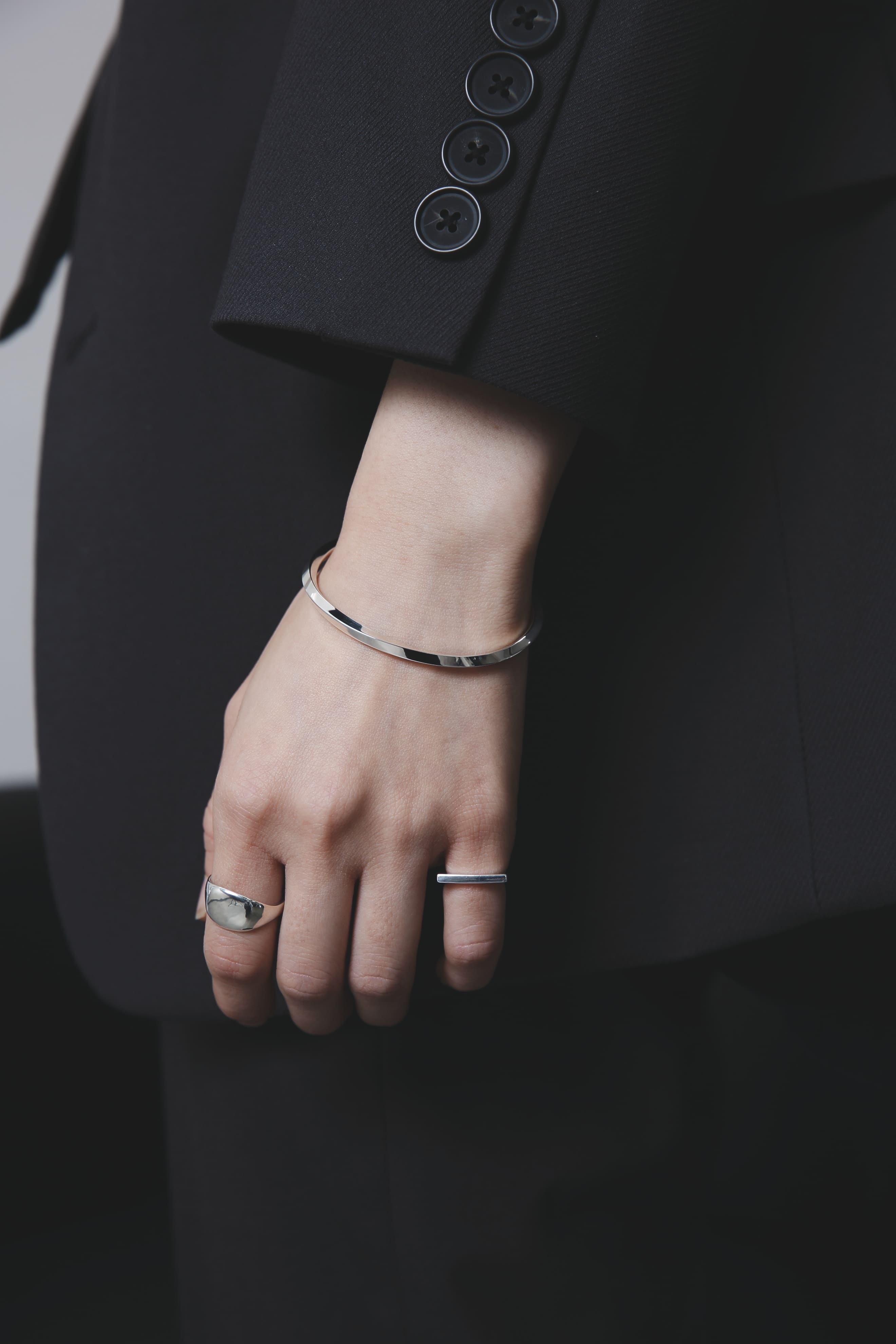 シルバー925 バングル｜幅3mm｜21-B-005