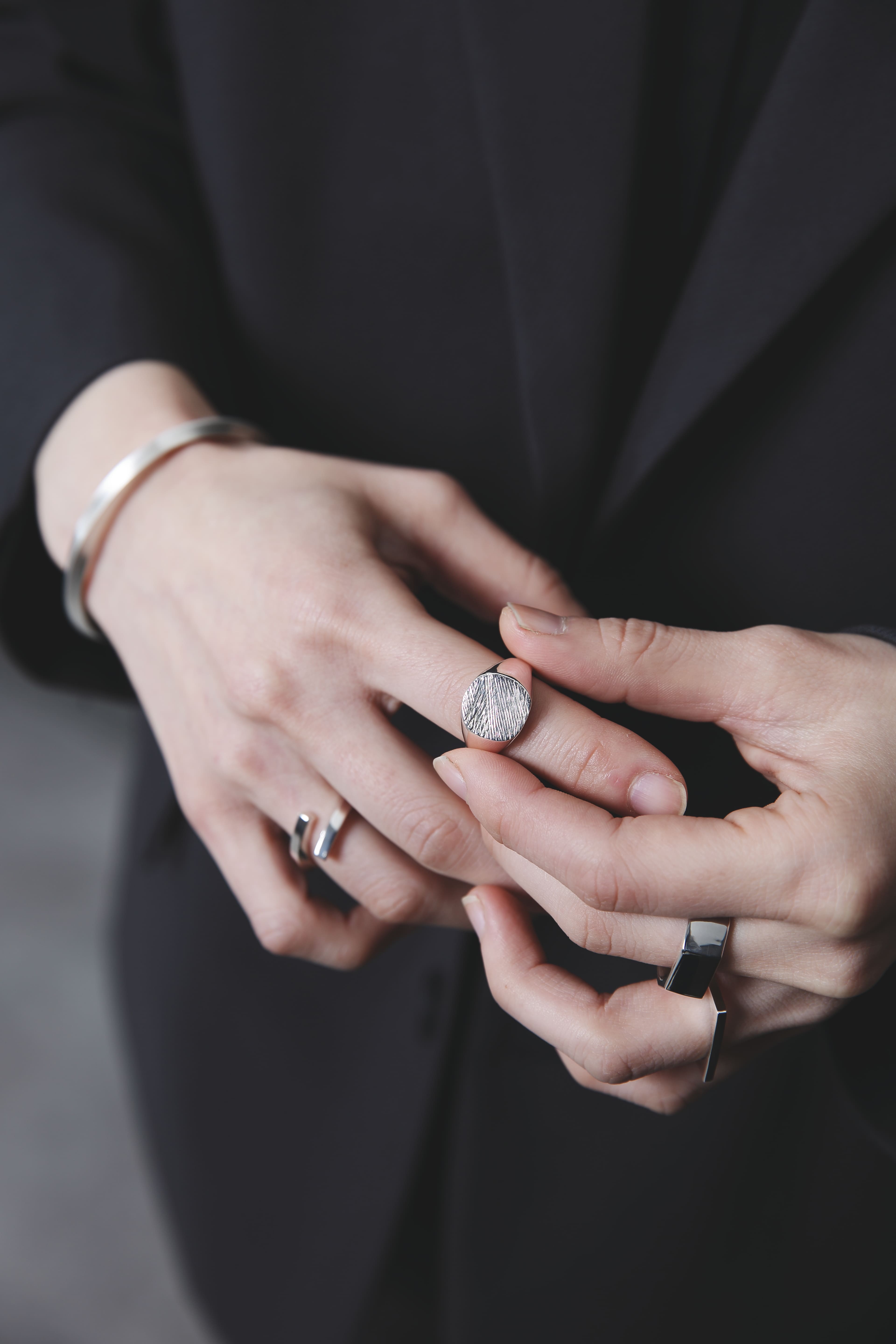 シルバーリング｜シルバー925 シグネットリング | 22-R-025 – Nine Nine