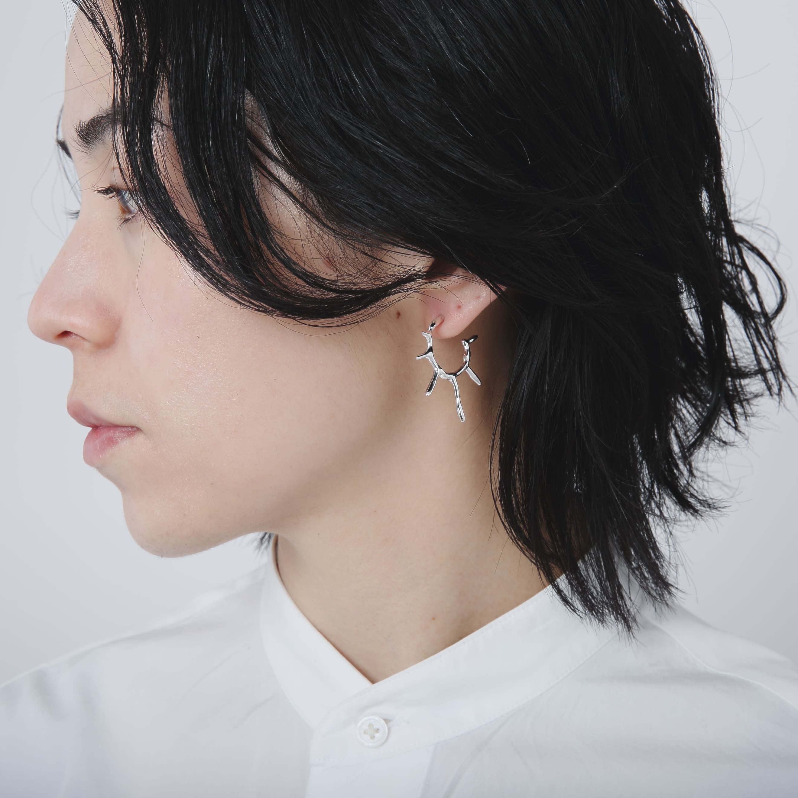 シルバーピアス・イヤーカフ｜シルバー925 フープピアス | 23-E-021