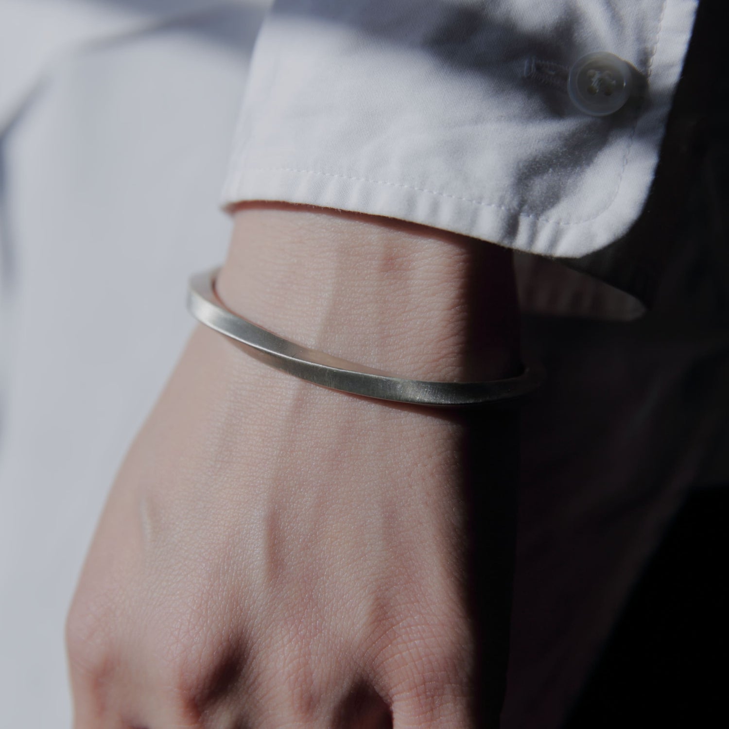 Silver 925 Bangle | Width 4mm | 21-B-001