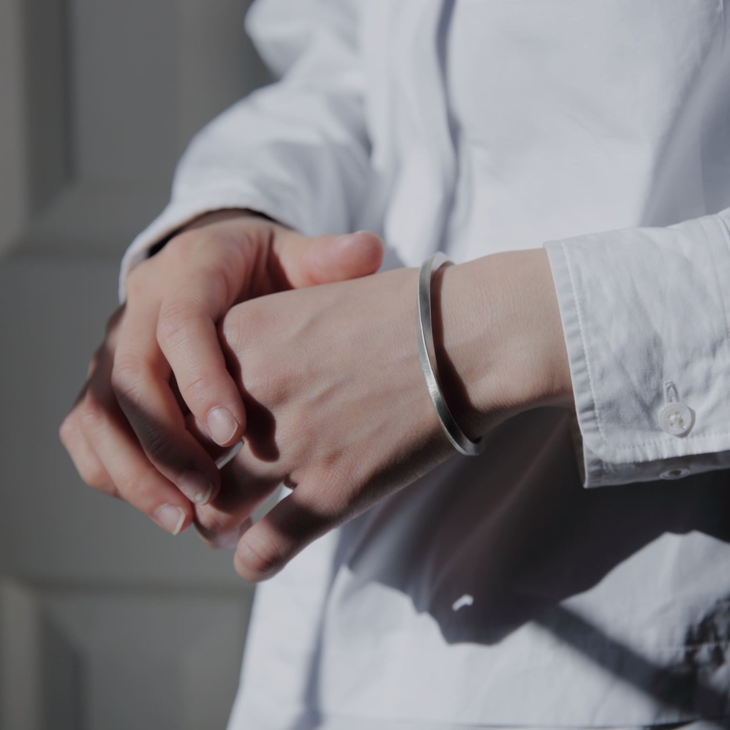 Silver 925 Bangle | Width 4mm | 21-B-001