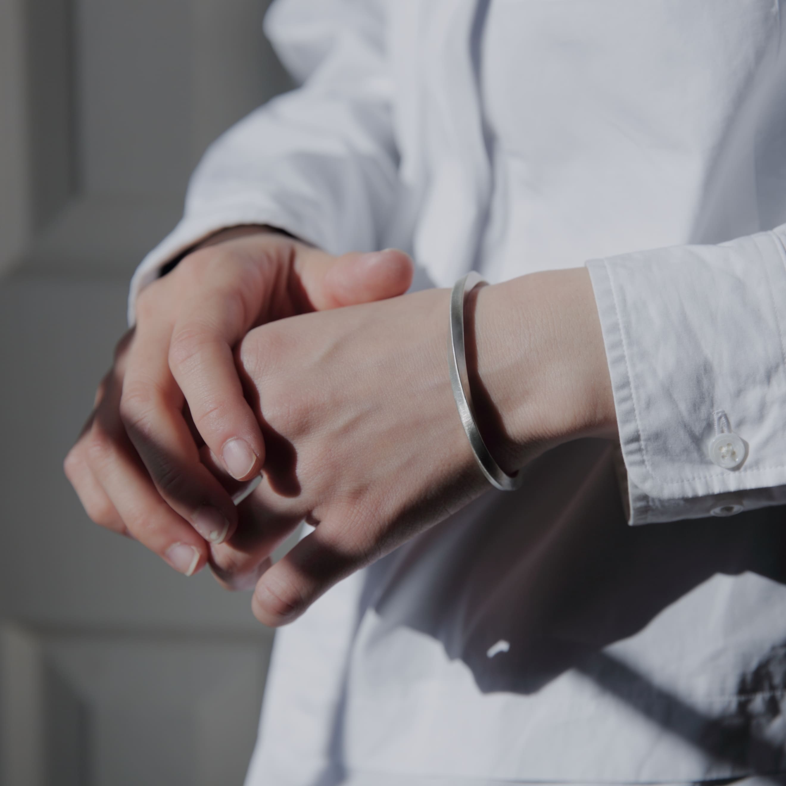 Silver 925 Bangle | Width 4mm | 21-B-001