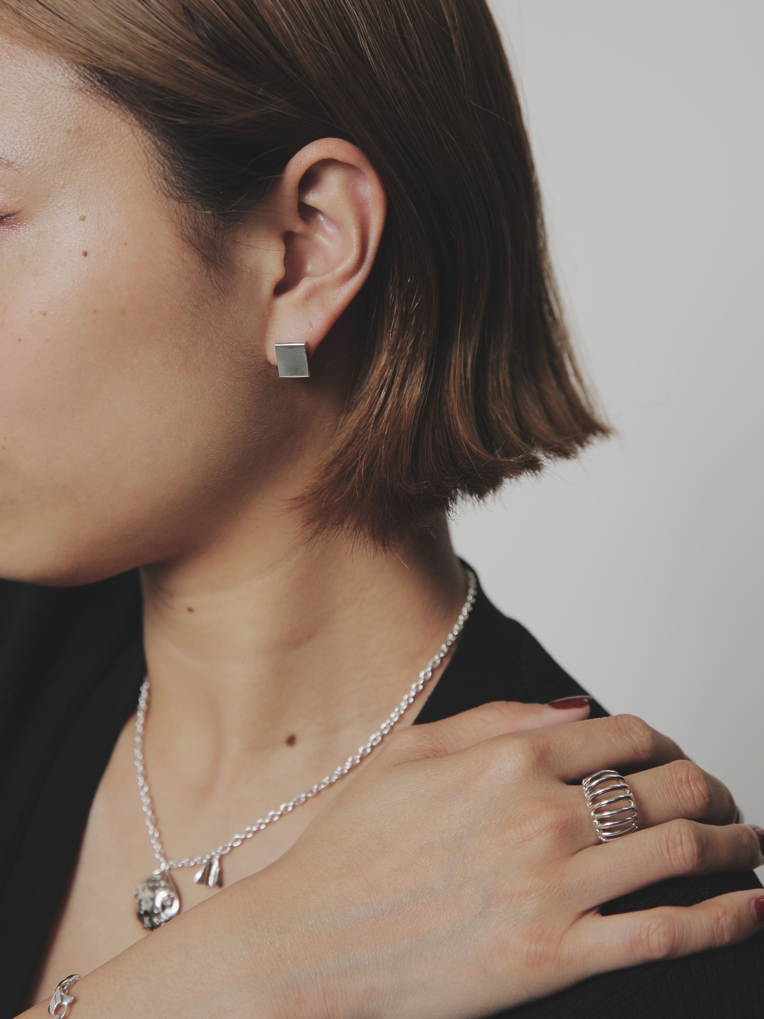 シルバーピアス・イヤーカフ｜シルバー925 ピアス | 21-E-010 – Nine Nine