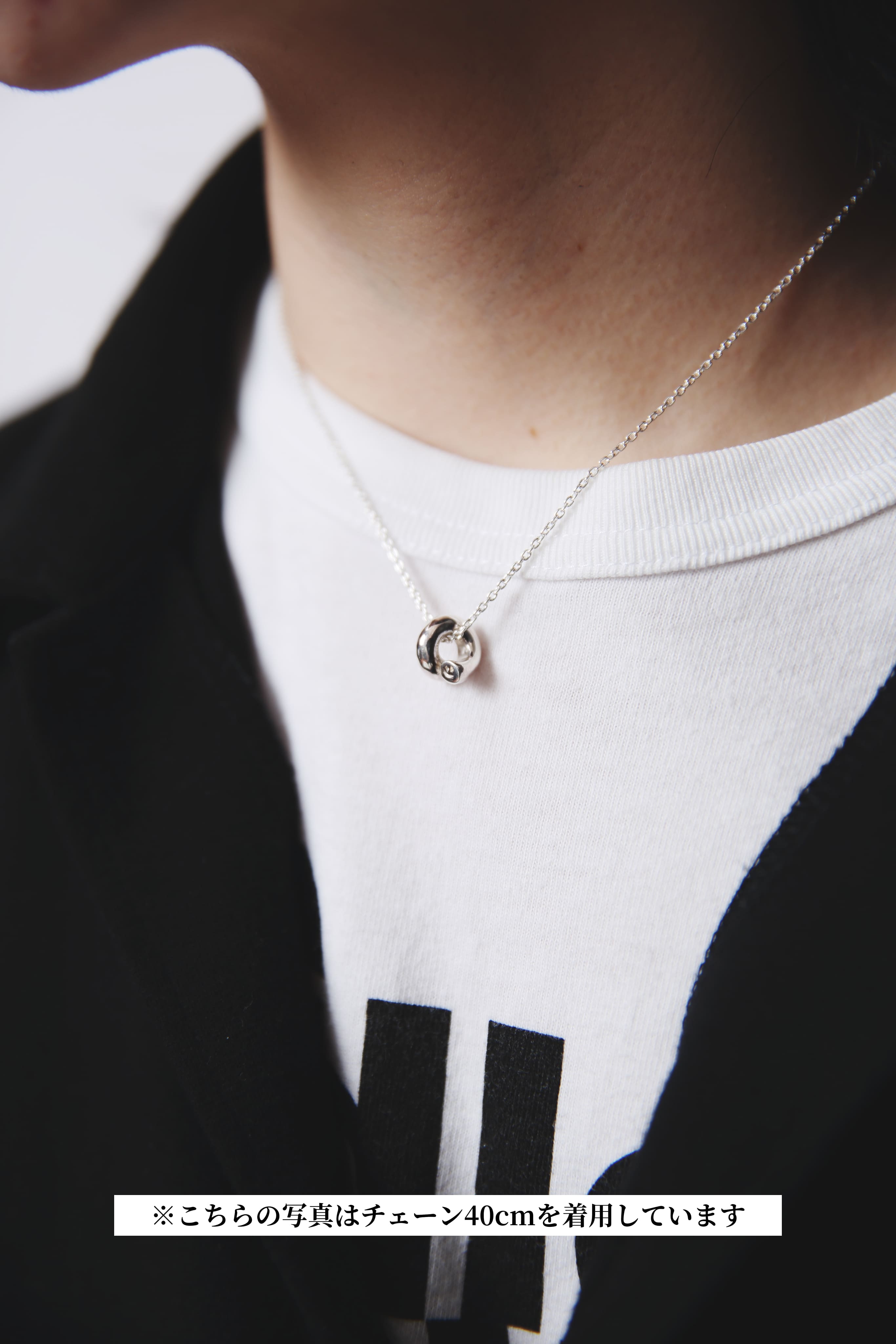Silver 925 Pendant Necklace with 40cm Chain | 22-N-003-40