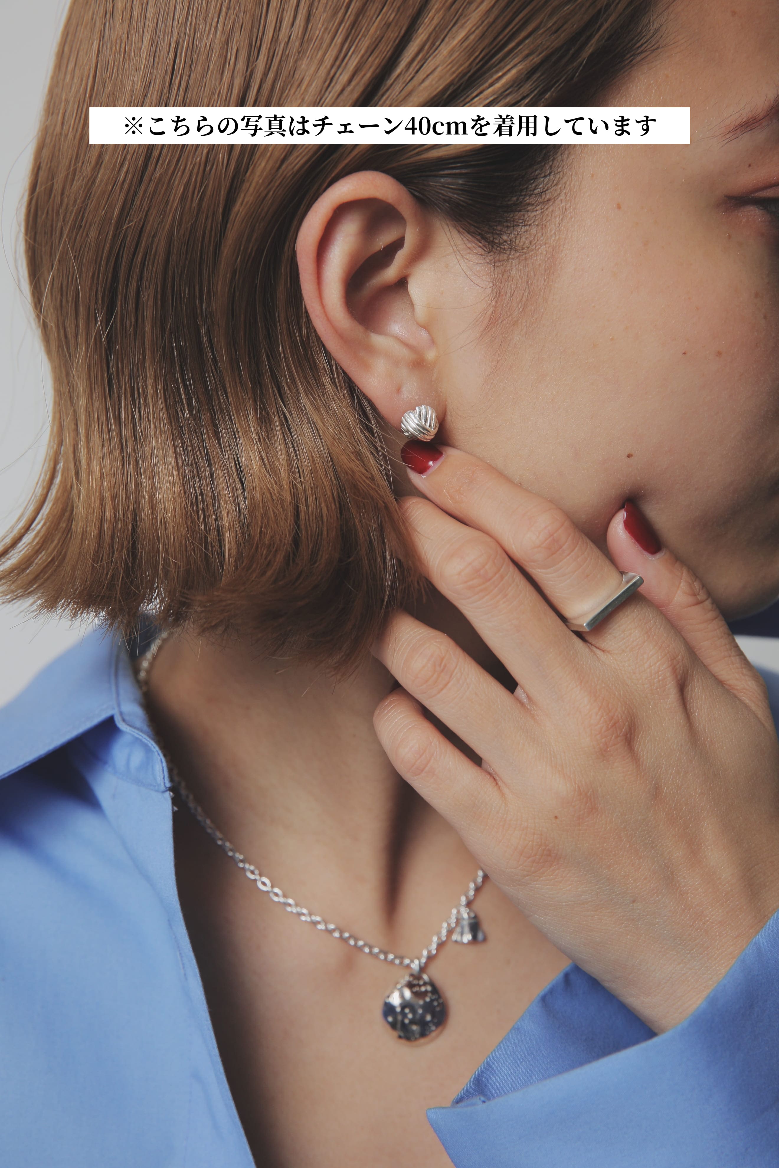 Silver 925 Pendant Necklace with 40cm Chain | 22-N-003-40