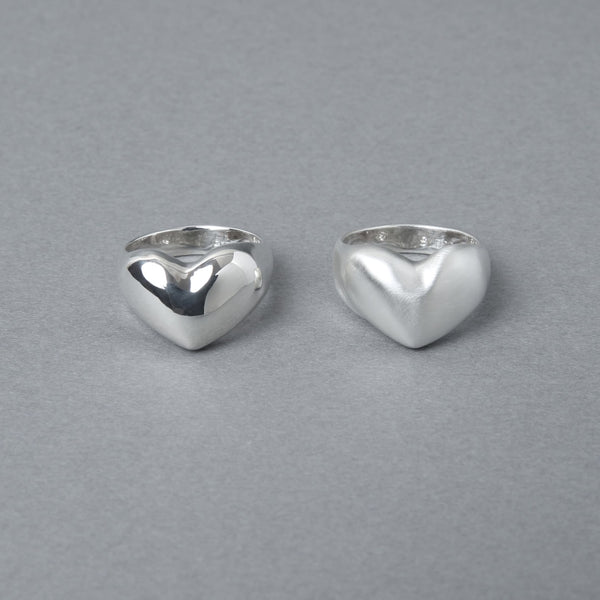 Girls Don't Cry ハート型シルバーリング　9号 Girls Don't Cry ハート型シルバーリング 9号 最 安値 でファッション